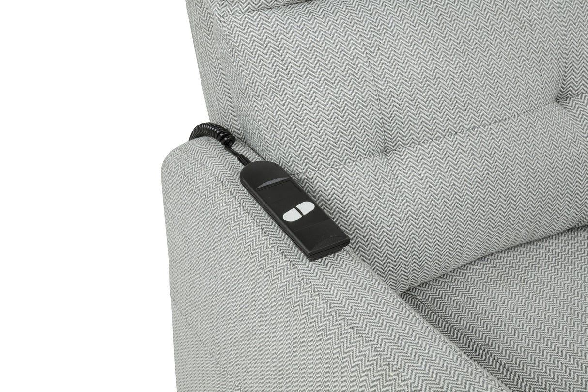 Dayes Light Grey Upholstered Power Lift Recliner Chair by Coaster at Eve Furniture