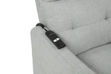 Dayes Light Grey Upholstered Power Lift Recliner Chair by Coaster at Eve Furniture