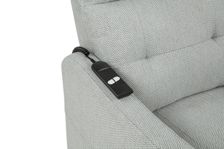 Dayes Light Grey Upholstered Power Lift Recliner Chair by Coaster at Eve Furniture