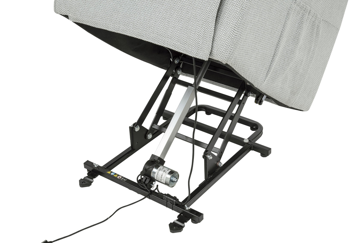 Dayes Light Grey Upholstered Power Lift Recliner Chair by Coaster at Eve Furniture