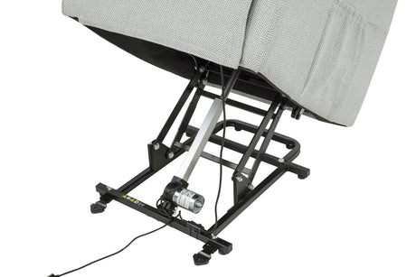 Dayes Light Grey Upholstered Power Lift Recliner Chair by Coaster at Eve Furniture