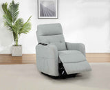 Dayes Light Grey Upholstered Power Lift Recliner Chair by Coaster at Eve Furniture