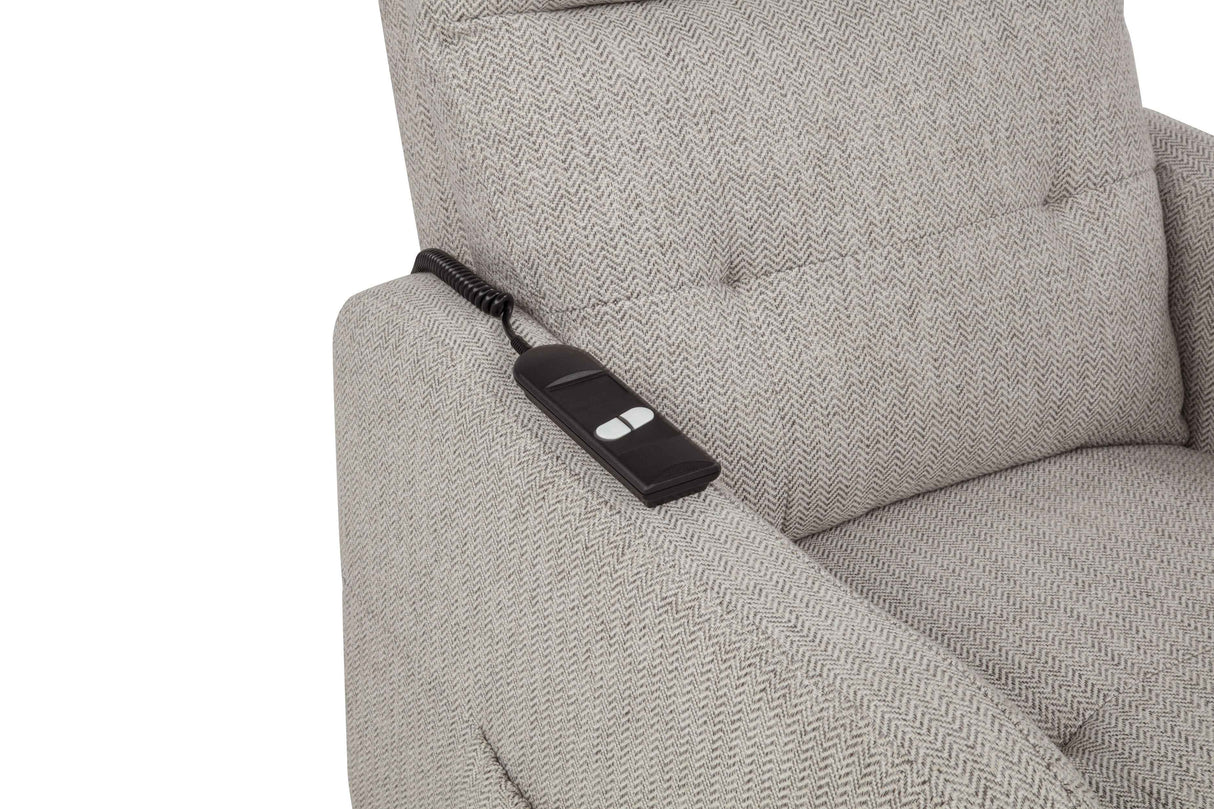 Dayes Taupe Upholstered Power Lift Recliner Chair by Coaster at Eve Furniture