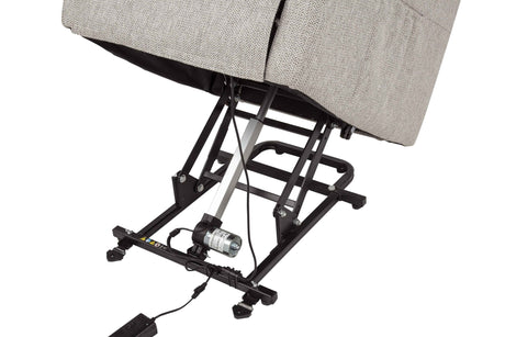 Dayes Taupe Upholstered Power Lift Recliner Chair by Coaster at Eve Furniture