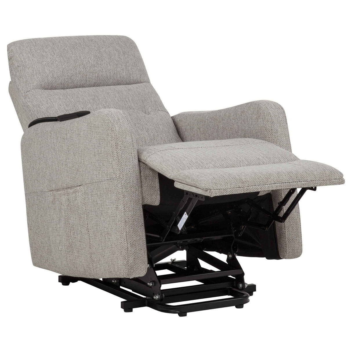Dayes Taupe Upholstered Power Lift Recliner Chair by Coaster at Eve Furniture
