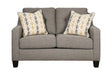 Daylon Graphite Loveseat by Ashley at Eve Furniture