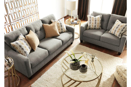 Daylon Graphite Loveseat by Ashley at Eve Furniture