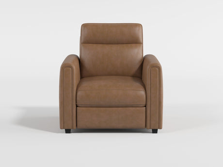 Equinox Brown Power Reclining Chair with Rounded Track Arms by Homelegance at Eve Furniture