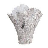 Deacon Large White Coral Sculpture by Crestview at Eve Furniture