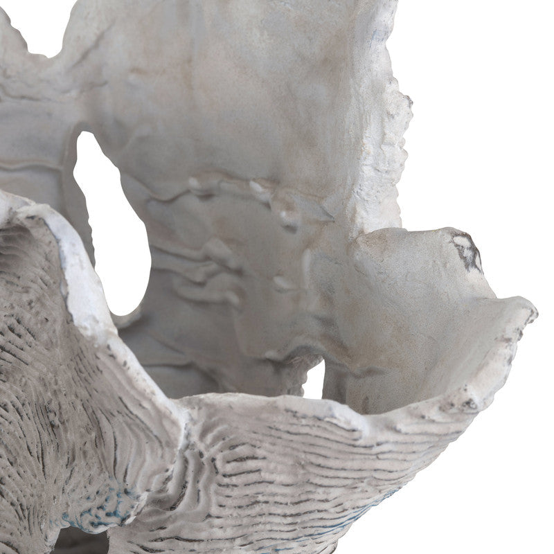 Deacon Large White Coral Sculpture by Crestview at Eve Furniture