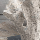 Deacon Large White Coral Sculpture by Crestview at Eve Furniture