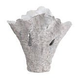 Deacon Large White Coral Sculpture by Crestview at Eve Furniture