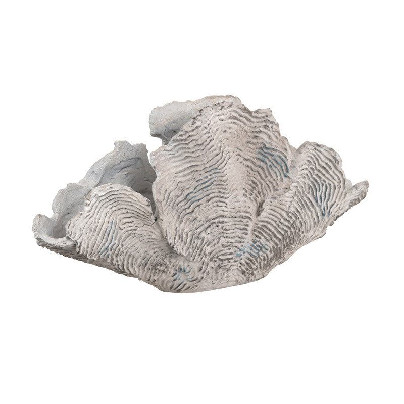 Deacon Medium Cream Coral Sculpture by Crestview at Eve Furniture