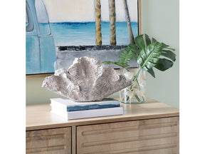 Deacon Medium Cream Coral Sculpture by Crestview at Eve Furniture