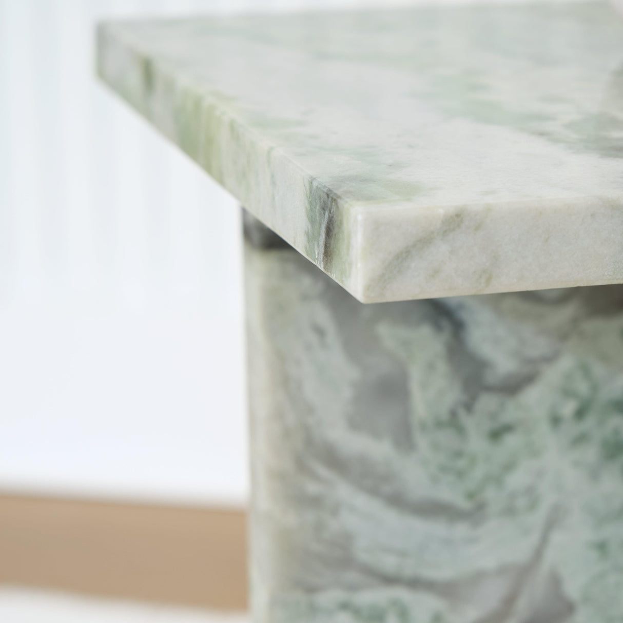 Deaconwell White/Green Accent Table by Ashley at Eve Furniture