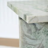 Deaconwell White/Green Accent Table by Ashley at Eve Furniture