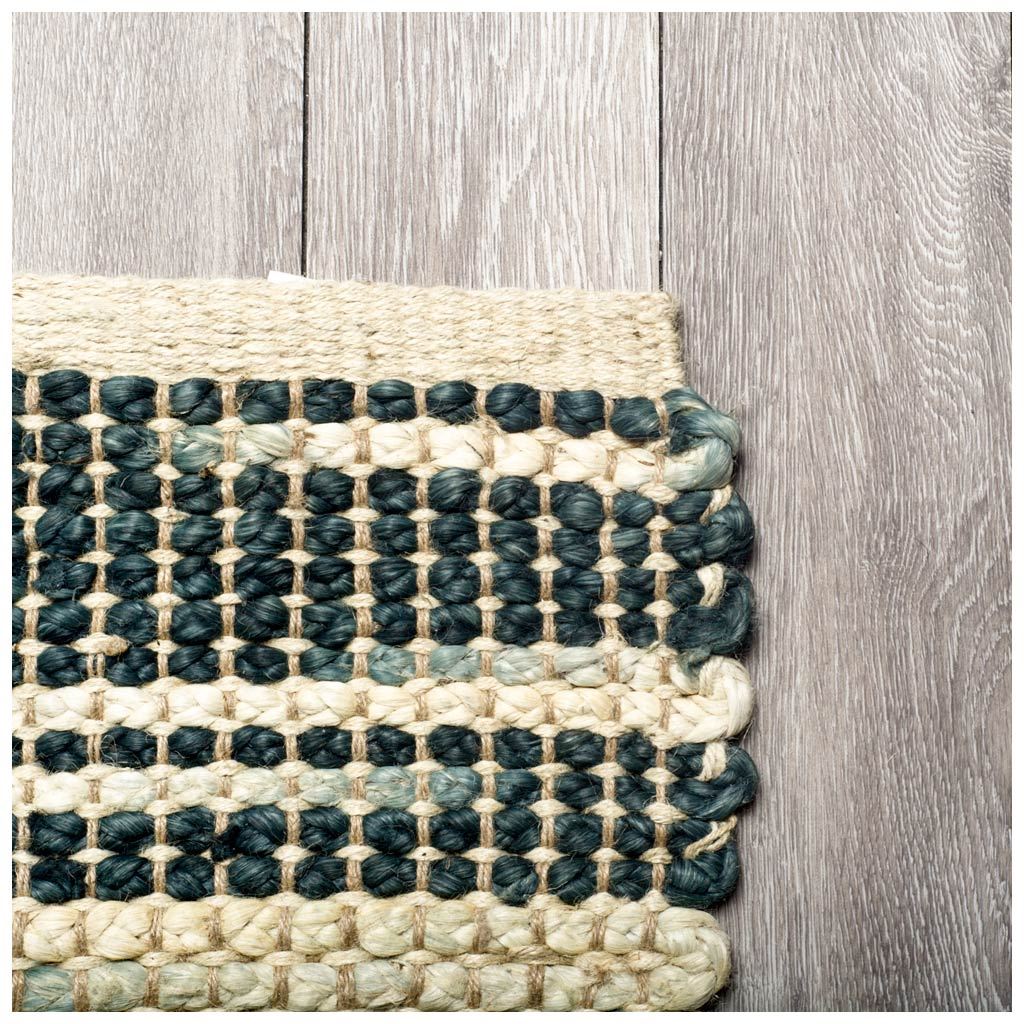 Deakin Multi-Colored Jute Hand Woven Rug by Mercana at Eve Furniture