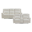 Dean Beige 2-Piece Double Reclining Set by Homelegance at Eve Furniture