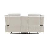 Dean Beige Double Reclining Living Room Set by Homelegance at Eve Furniture