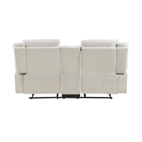 Dean Beige Double Reclining Living Room Set by Homelegance at Eve Furniture