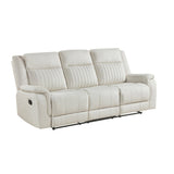 Dean Beige Double Reclining Living Room Set by Homelegance at Eve Furniture