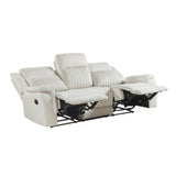 Dean Beige Double Reclining Living Room Set by Homelegance at Eve Furniture