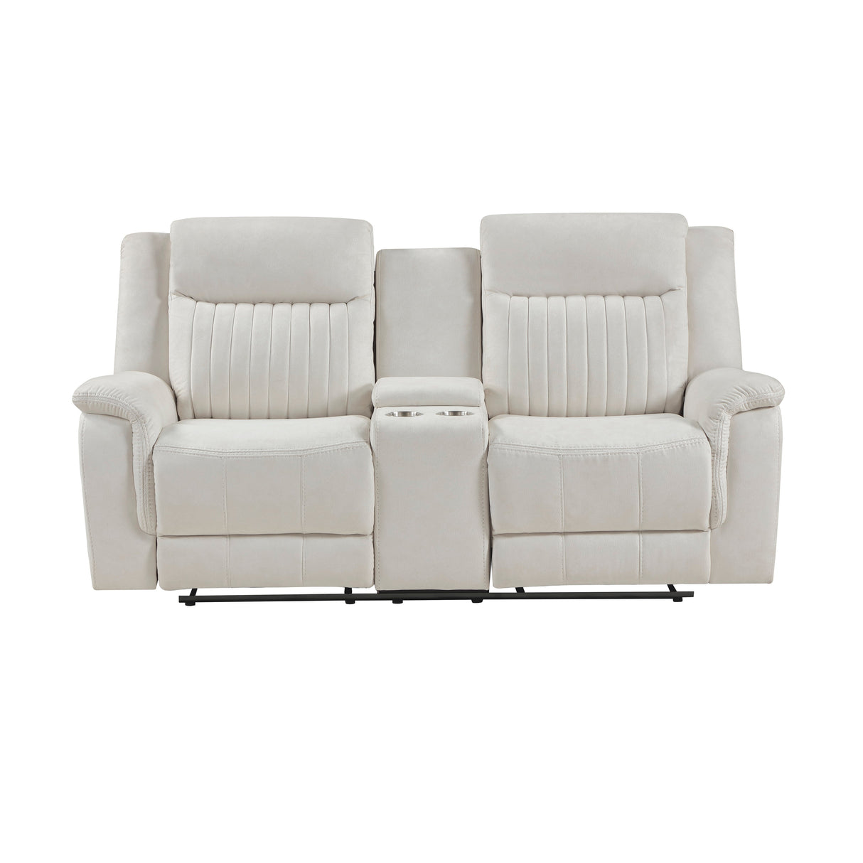 Dean Beige Double Reclining Living Room Set by Homelegance at Eve Furniture
