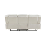 Dean Beige Double Reclining Sofa by Homelegance at Eve Furniture