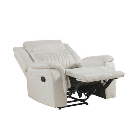 Dean Beige Reclining Chair by Homelegance at Eve Furniture
