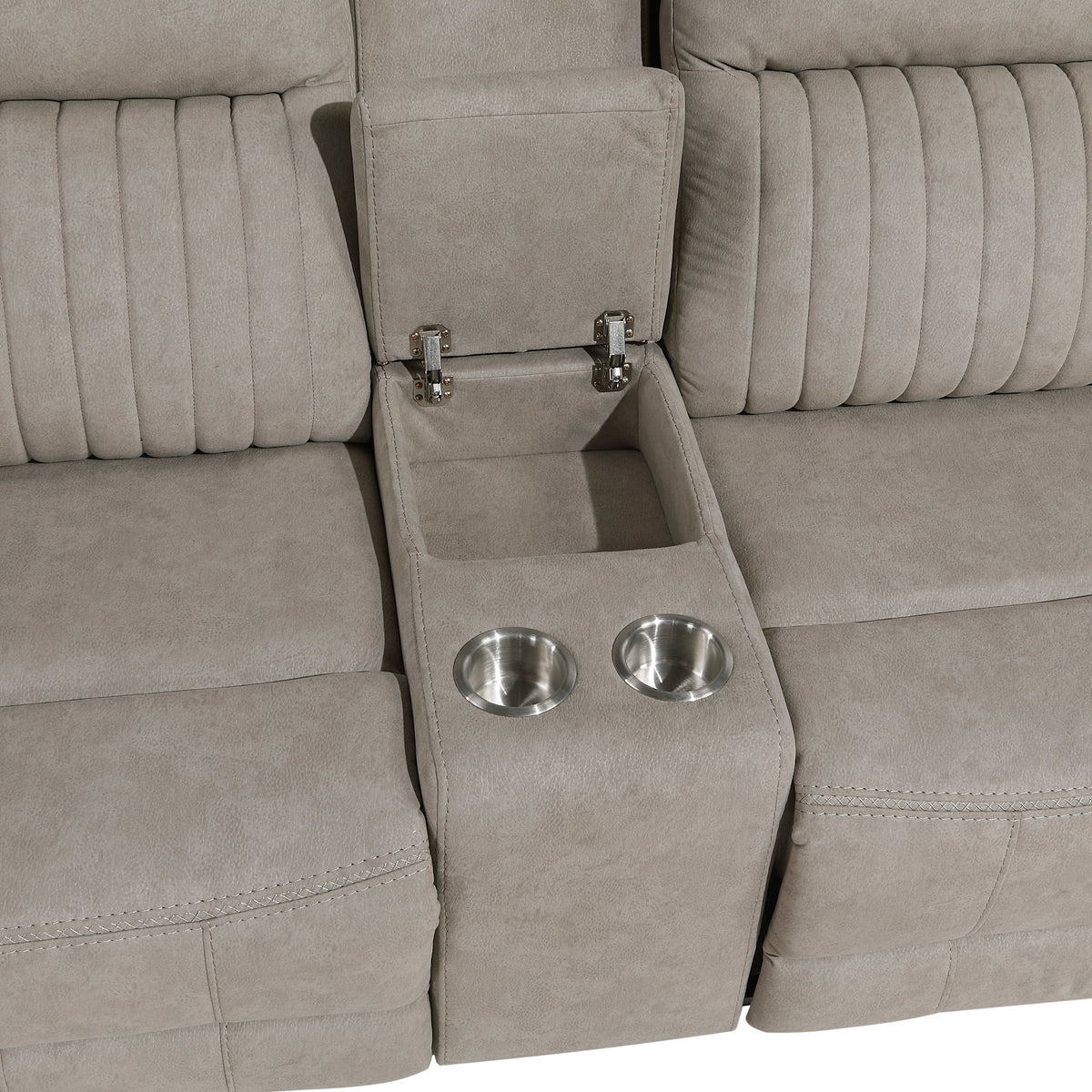 Dean Dove 2-Piece Double Reclining Set by Homelegance at Eve Furniture