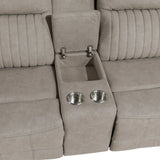 Dean Dove 2-Piece Double Reclining Set by Homelegance at Eve Furniture