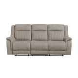 Dean Dove 2-Piece Double Reclining Set by Homelegance at Eve Furniture
