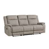Dean Dove 2-Piece Double Reclining Set by Homelegance at Eve Furniture
