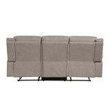 Dean Dove 2-Piece Double Reclining Set by Homelegance at Eve Furniture