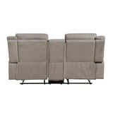 Dean Dove 2-Piece Double Reclining Set by Homelegance at Eve Furniture