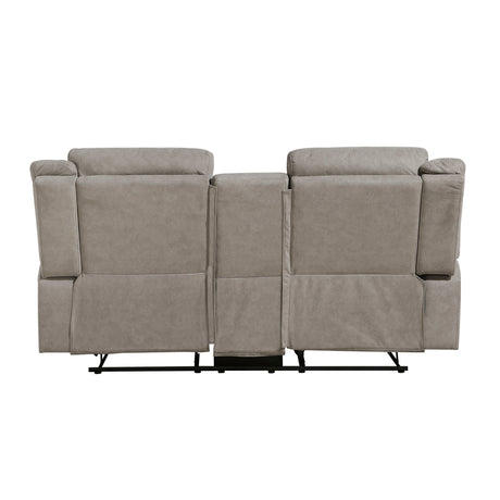 Dean Dove 2-Piece Double Reclining Set by Homelegance at Eve Furniture