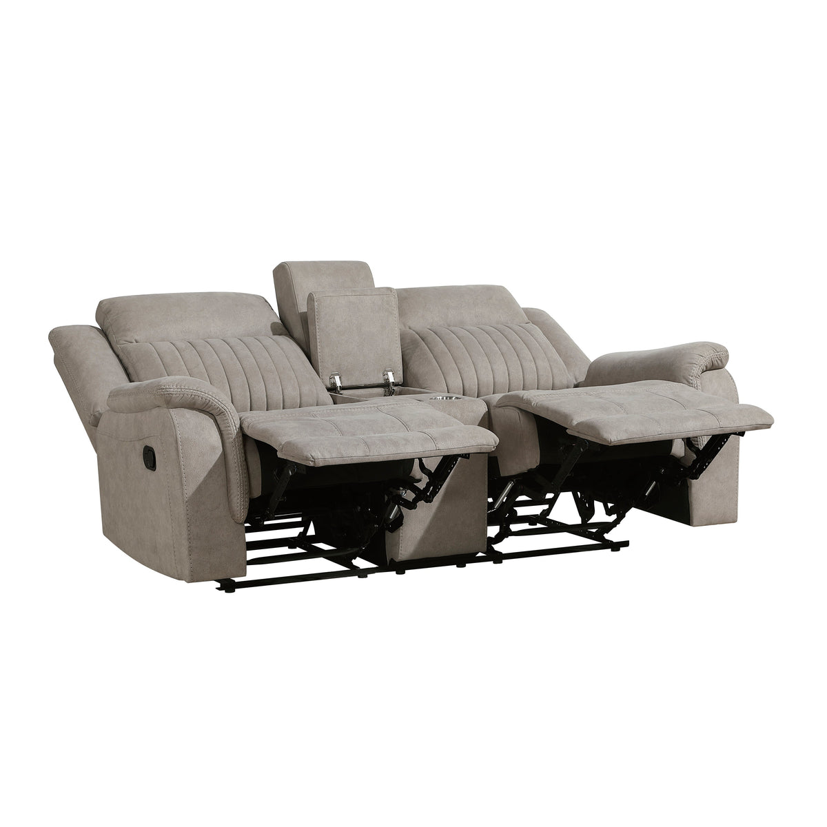 Dean Dove 2-Piece Double Reclining Set by Homelegance at Eve Furniture