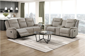 Dean Dove Double Reclining Living Room Set by Homelegance at Eve Furniture