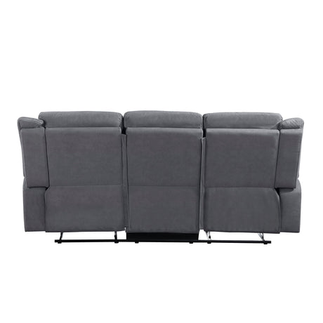Dean Gray 2-Piece Double Reclining Set by Homelegance at Eve Furniture