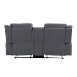 Dean Gray 2-Piece Double Reclining Set by Homelegance at Eve Furniture