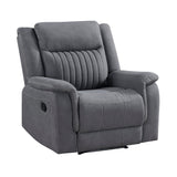 Dean Gray Double Reclining Living Room Set by Homelegance at Eve Furniture