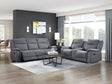 Dean Gray Double Reclining Living Room Set by Homelegance at Eve Furniture