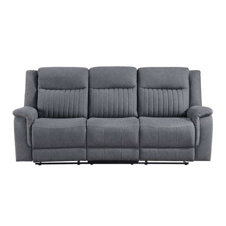 Dean Gray Double Reclining Living Room Set by Homelegance at Eve Furniture