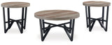 Deanlee Grayish Brown/Black Table by Ashley at Eve Furniture
