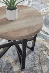 Deanlee Grayish Brown/Black Table by Ashley at Eve Furniture