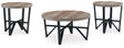 Deanlee Grayish Brown/Black Table by Ashley at Eve Furniture