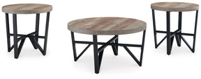 Deanlee Grayish Brown/Black Table by Ashley at Eve Furniture