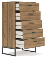 Deanlow Honey Chest of Drawers by Ashley at Eve Furniture