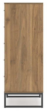 Deanlow Honey Chest of Drawers by Ashley at Eve Furniture