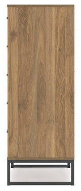 Deanlow Honey Chest of Drawers by Ashley at Eve Furniture